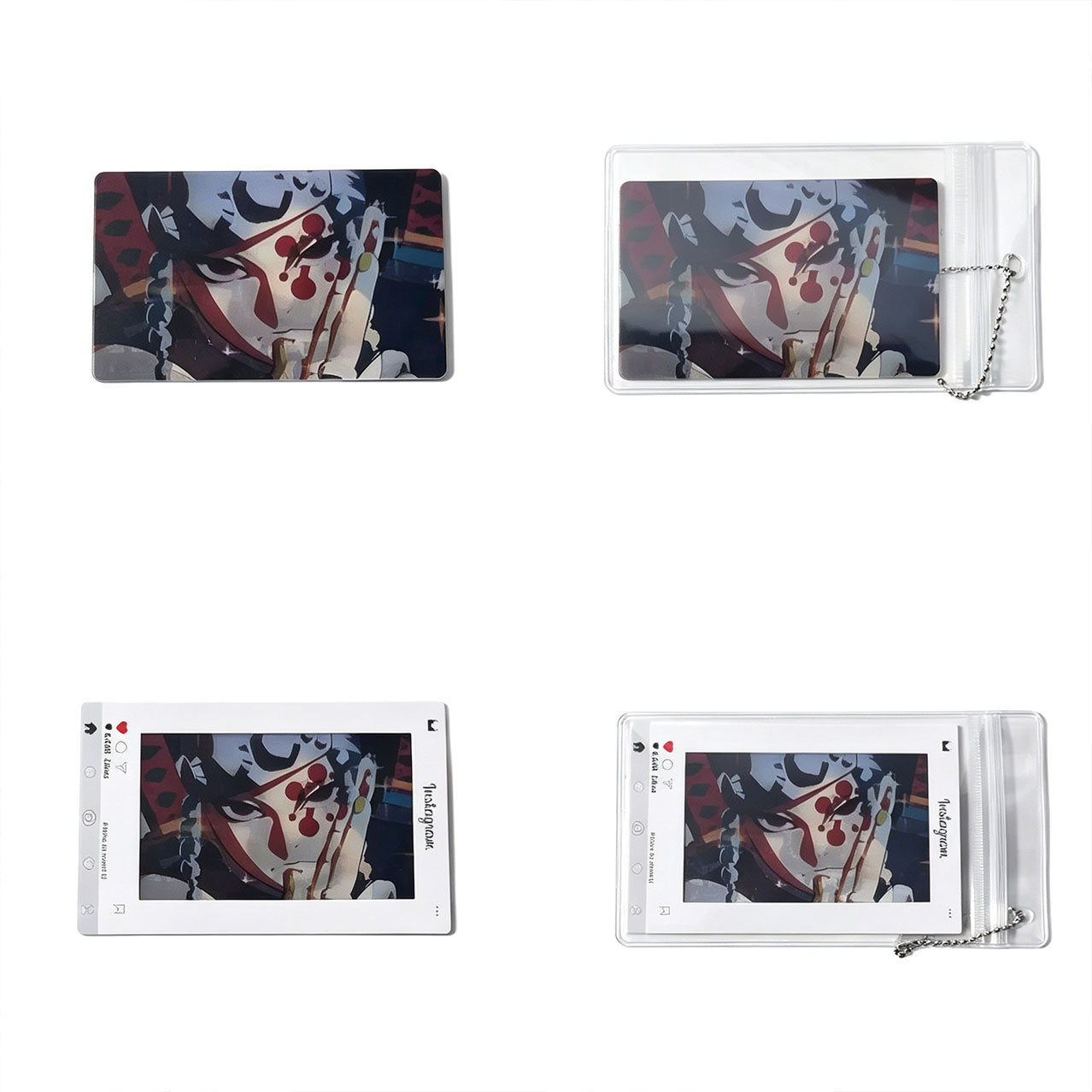 Demon Slayer 3D Lenticular Instagram Photo Card - Anime Motion Hanging Ornament