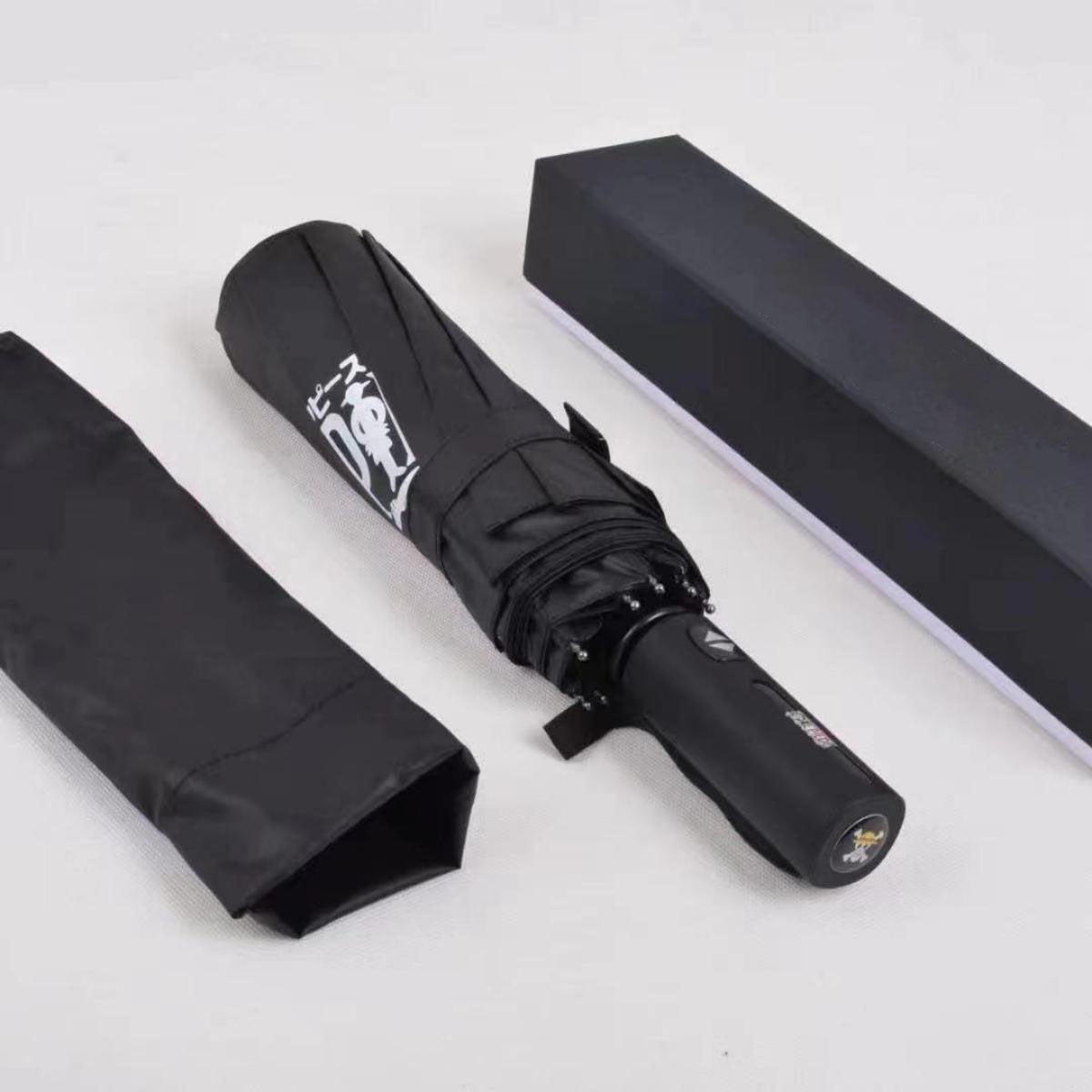 One Piece Luffy Zoro Automatic Folding Umbrella, Anime UV Protection Umbrella