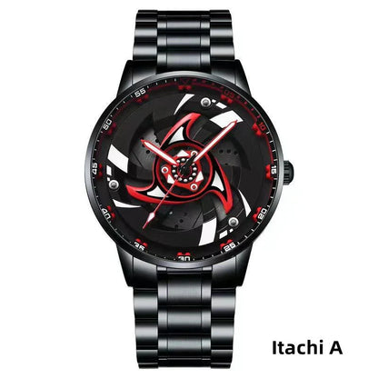 Sasuke/Madara/Itachi Sharingan rotating watch Handsome and cool watch