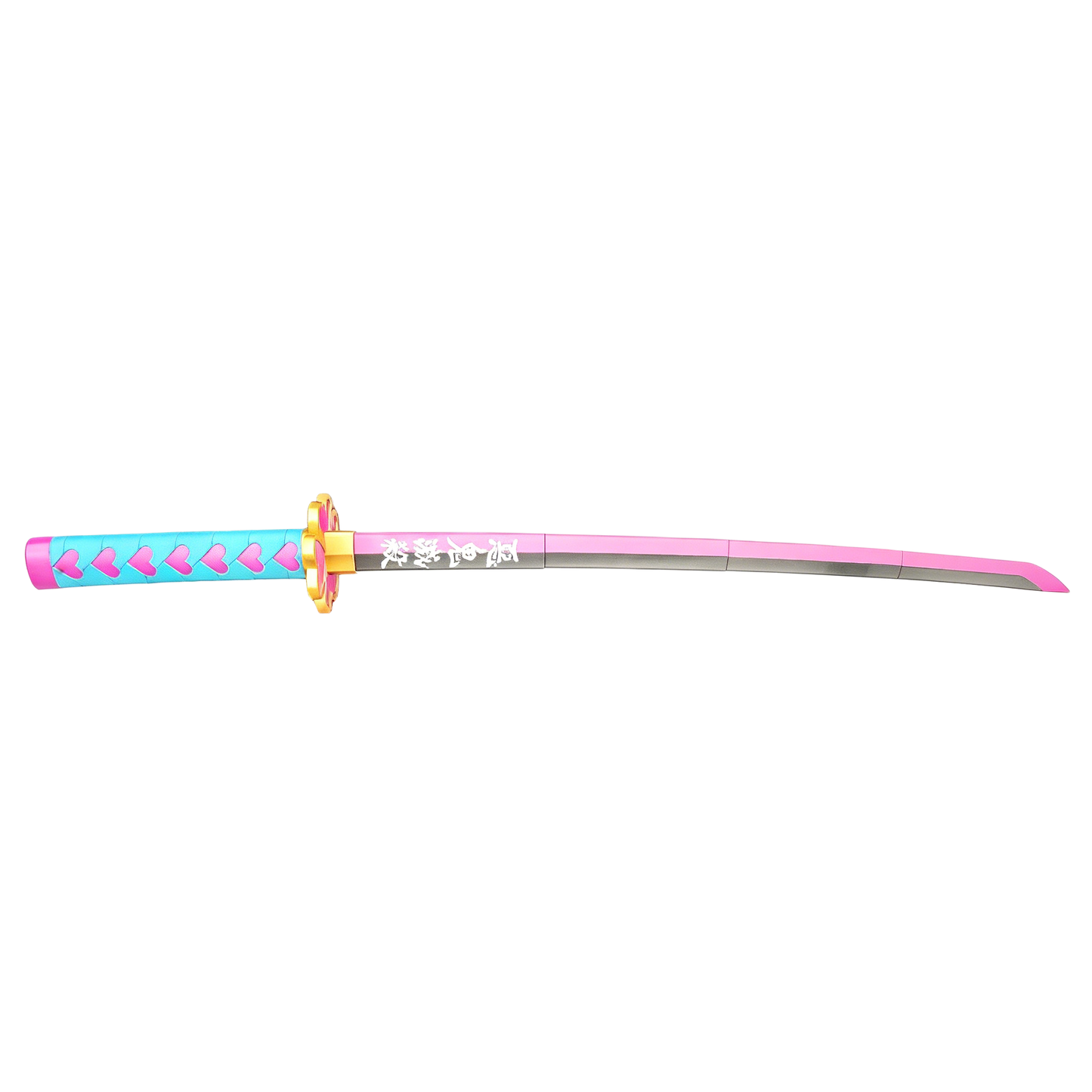 Demon Slayer Tanjiro Zenitsu Retractable Katana, Anime Cosplay Prop Sword