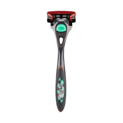 Demon Slayer Tanjiro Zenitsu Schick Hydro 5 Premium Razor, Anime 5‑Layer Manual Shaving Razor for Men
