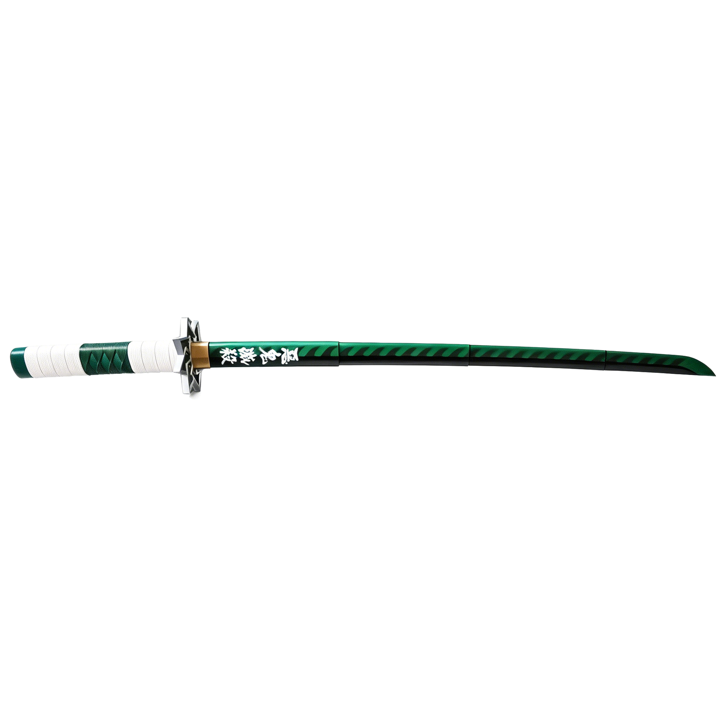 Demon Slayer Tanjiro Zenitsu Retractable Katana, Anime Cosplay Prop Sword