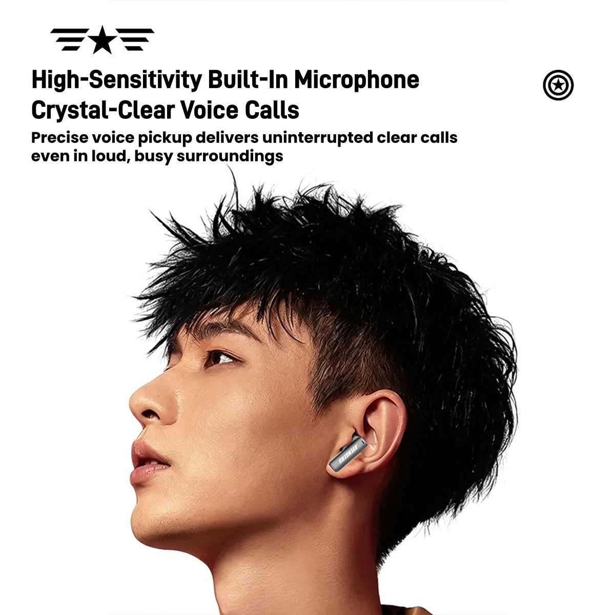 Marvel Avengers Iron Man Wireless Bluetooth Earbuds, Fidget Spinner Charging Case with Lanyard, Bluetooth 5.3 HIFI Stereo TWS Earphones Full Multi‑Color Styles Collection