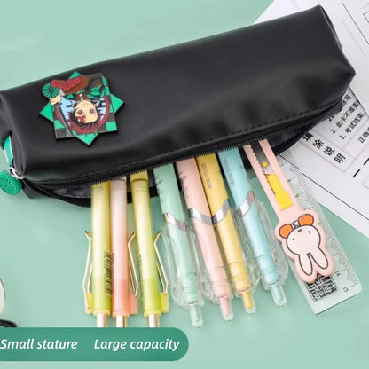 Demon Slayer Tanjiro Nezuko Stationery Gift Set, Anime Hardcover Notebook Gel Pen Pencil Case School Supplies Box