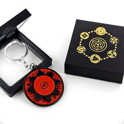 Naruto Sharingan Rotatable Keychain - Uchiha Anime Spinning Fidget Toy
