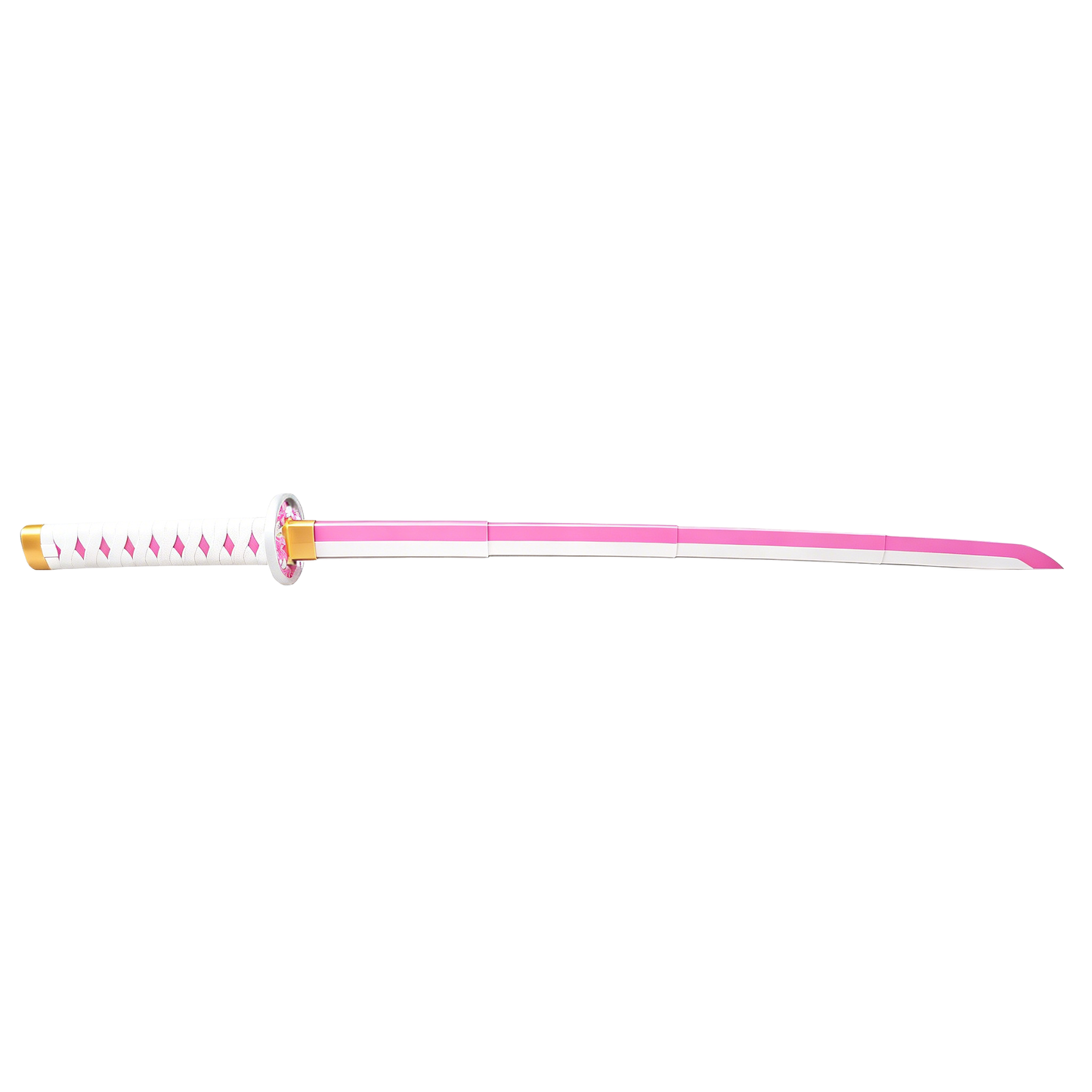 Demon Slayer Tanjiro Zenitsu Retractable Katana, Anime Cosplay Prop Sword