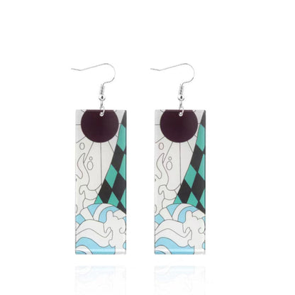 Tanjirou/Nezuko exquisite earrings for a unique charm