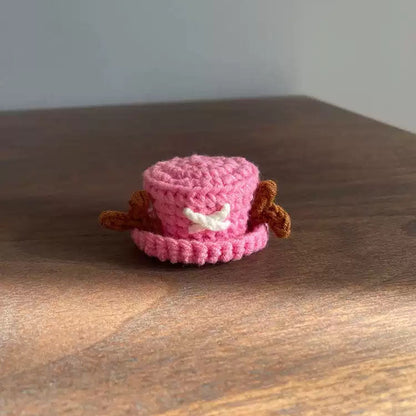 Luffy/Ace/Sabo/Chopper theme Handmade DIY knitted hats - Hands-on creation of exclusive Pirate hats