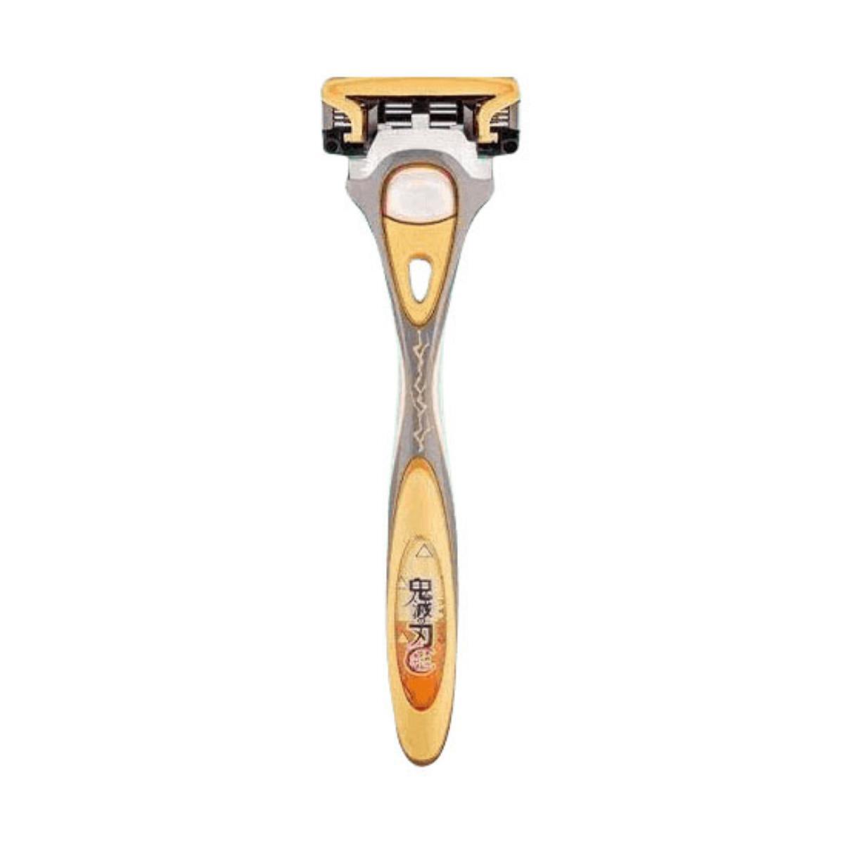 Demon Slayer Tanjiro Zenitsu Schick Hydro 5 Premium Razor, Anime 5‑Layer Manual Shaving Razor for Men