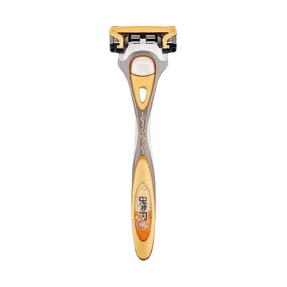 Demon Slayer Tanjiro Zenitsu Schick Hydro 5 Premium Razor, Anime 5‑Layer Manual Shaving Razor for Men