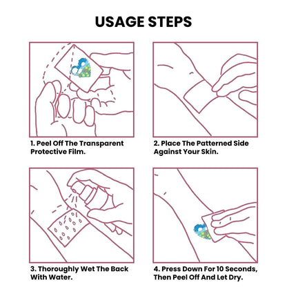One Piece Luffy Arm Stretch Temporary Tattoo, Anime Cosplay Accessory for Men & Women