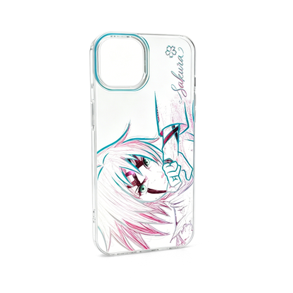 Naruto Sakura Haruno Anime Phone Case, Gradient Shockproof iPhone Case