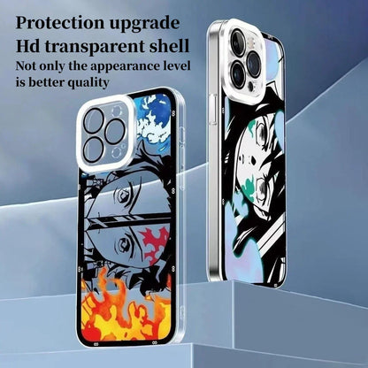 Tanjirou/Mitsuri/Muichirou Apple exquisite Trend Silicone Anti-collision phone case