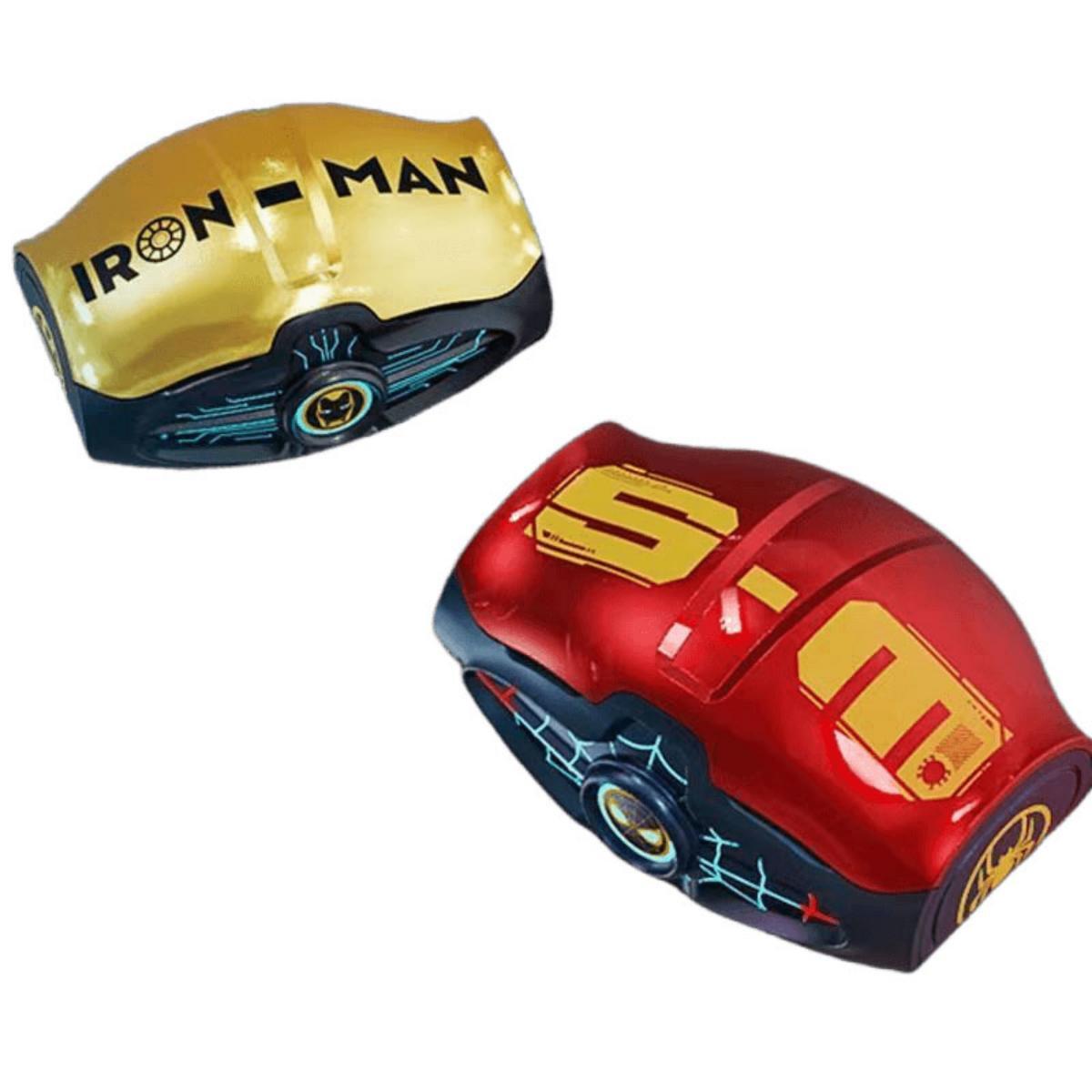 Marvel Spider-Man Iron Man Wireless Earbuds, Marvel TWS Bluetooth Headphones with LED Charging Case