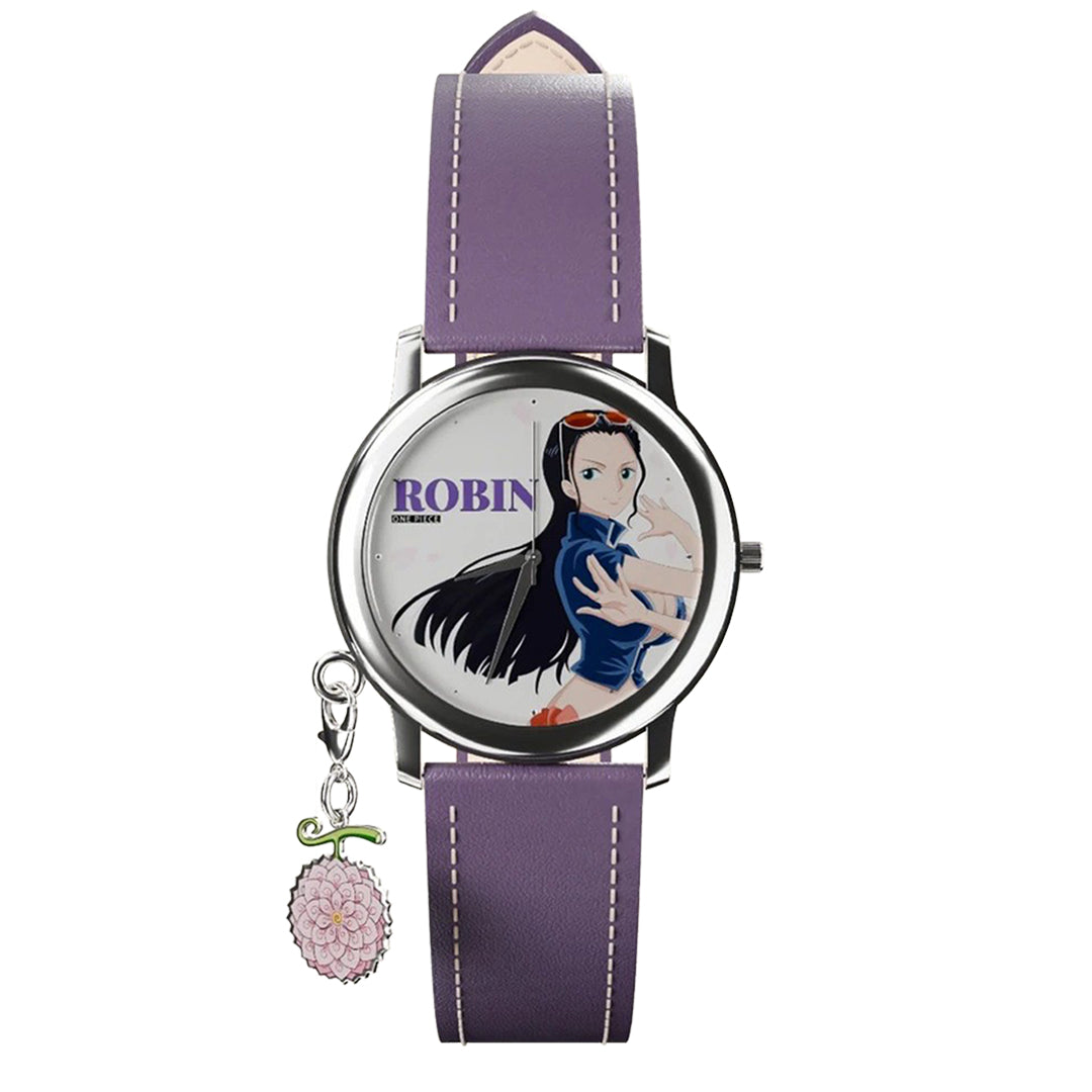 One Piece Luffy Zoro Nami Chopper Blind Box Wrist Watch, Anime Character Quartz Watch with Polyester Strap, Collectible Random Mystery Box Wristwatch Gift for Anime Fans